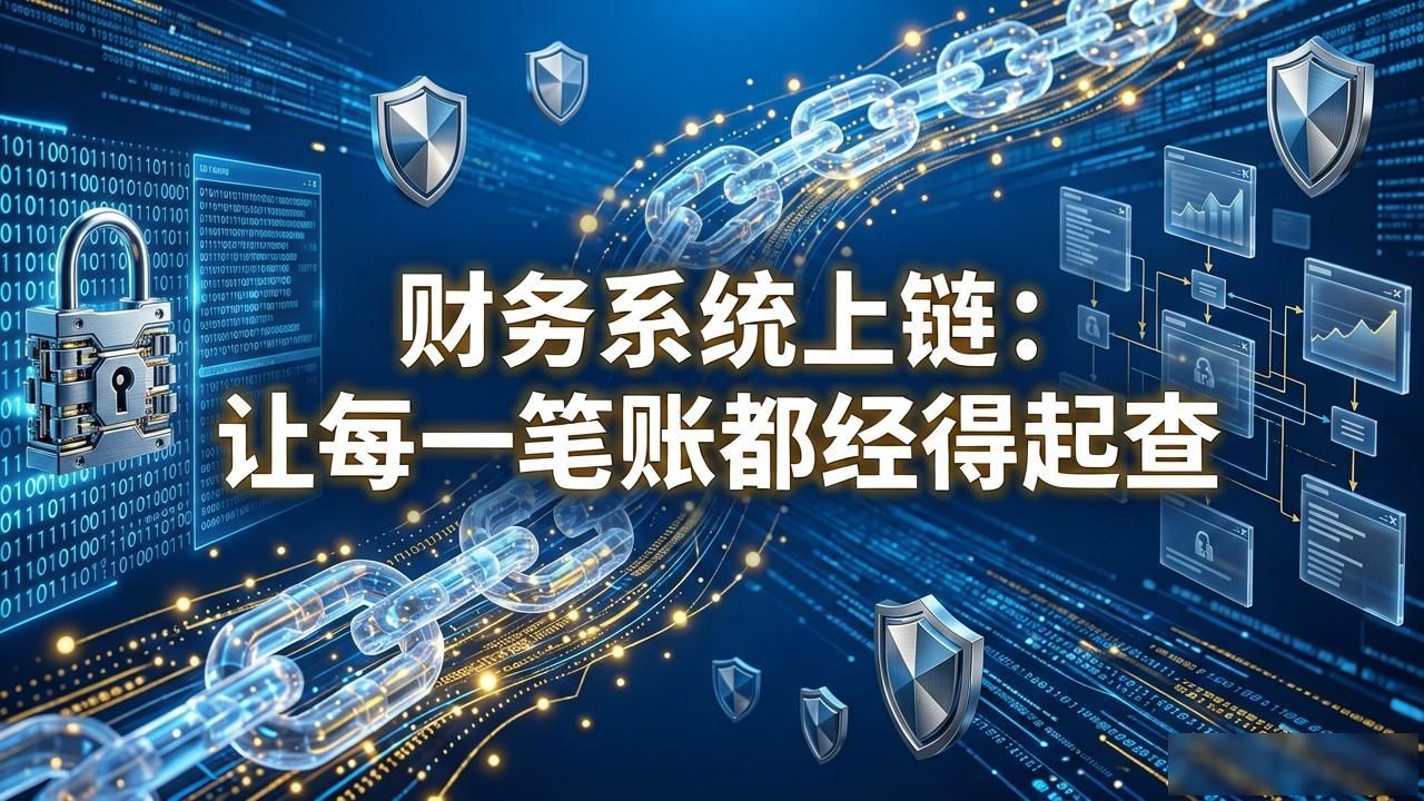财务系统上链:让每一笔账都经得起查